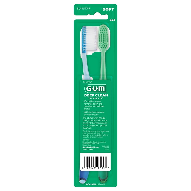 GUM Technique Deep Clean Toothbrush - Full Head - Soft