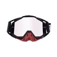 thumbnail image 1 of Motorcycle Goggles Outdoor Off-road Goggles Riding Glasses Windproof Dustproof riding glasses All black + red (silver), 1 of 5