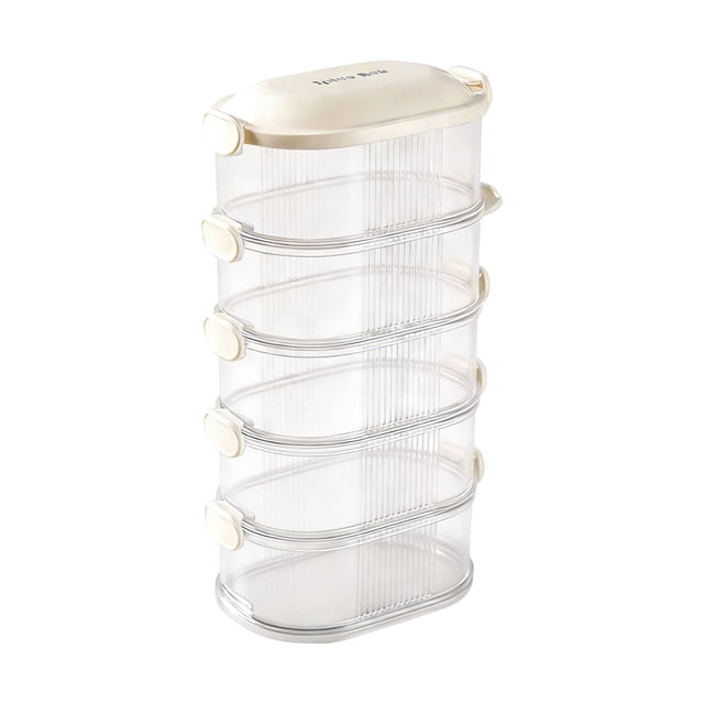 TIELUTT Containers Food Stackable Space Saving Canister Condiment Organizer Kitchen Glass Storage Containers Airtight Food Storage Set Lunchbox Container Set Bowls with Lids Pantry for Containers
