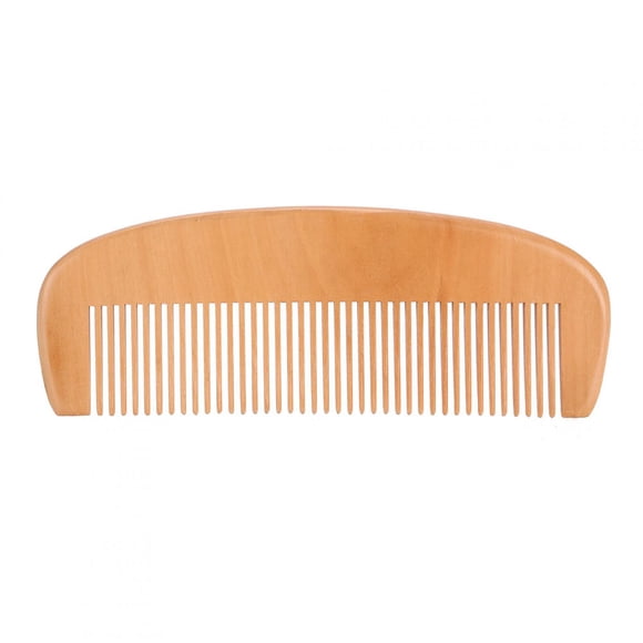 Kit portátil de peine de madera para barba y bigote para hombre, cepillo para el cuidado del cabello, herramientas con forma