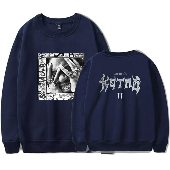 Denzel Curry Merch men's and women's fashionable street long sleeved round neck pullover