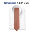 thumbnail image 3 of Corbata Umo Lorenzo Lorenzo Classic de poliéster satinado oxidado 145x8 cm, 3 of 5