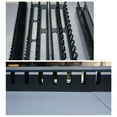 thumbnail image 3 of 2X 1U Cable Management Horizontal Mount 19 Inch Server Rack , 12 Slot Metal Finger Duct Wire Organizer with Cover, 3 of 6