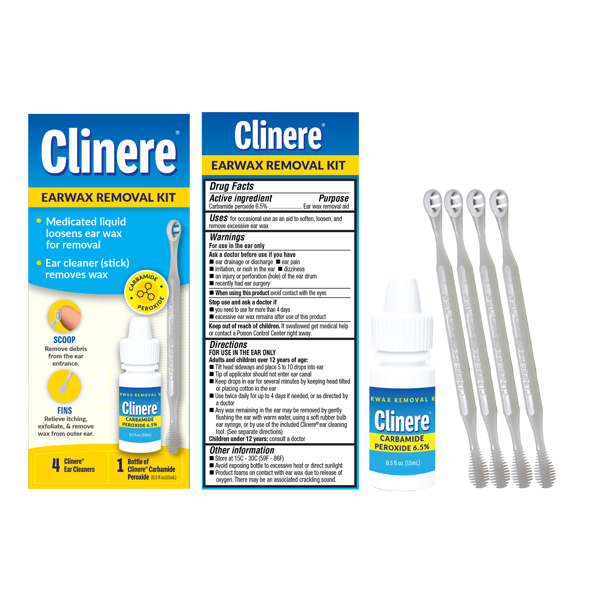 Clinere Carbamide Peroxide Ear Care Kit - image 2 of 8