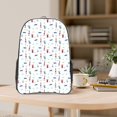thumbnail image 5 of Honeii Nautical Lighthouse Sailboat Print Clear Backpack Heavy Duty Transparent Bag 17" See Through BookBag for Women Men Adults Work Festival Sports Travel, 5 of 7