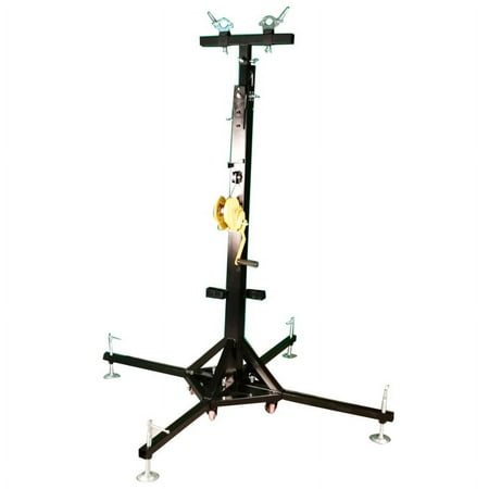 INTBUYING 19Ft 5.8m Global Truss Heavy Duty Tower Lifter Crank Stand Lighting DJ Concert Stand With Outriggers