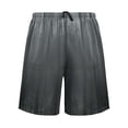 thumbnail image 2 of Men's Pajama Shorts Bottoms with Pockets Soft Lightweight Lounge Sleep Wear Dark Forest Reflections in Water, 2 of 6