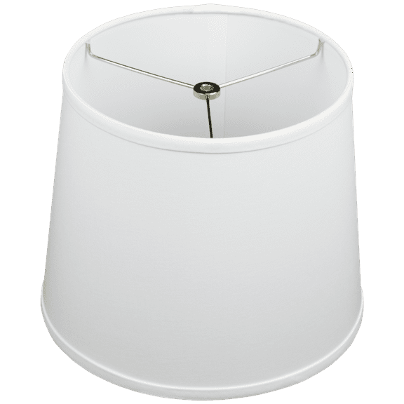 Fenchel Shades | 10" Top Diameter x 12" Bottom Diameter x 10 Slant, (Washer/Spider Attachment) Empire Lamp Shade - (Linen White)