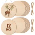 thumbnail image 1 of Redondas de madera Suzile de 30 cm y 0,25 cm de grosor para manualidades, 20 unidades, 1 of 6