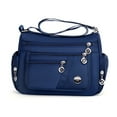 thumbnail image 2 of SPRING PARK Women Crossbody Bag Canvas Storage Pouch Handbags Multi Pocket, 2 of 7
