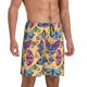thumbnail image 2 of Fotbe Butterfly 3 Pantalones Cortos de Pijama para Hombre, Ropa de Dormir, Pantalones de Pijama Cortos para Hombre-3X-Large, 2 of 6