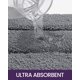 thumbnail image 4 of Alfombra de baño DEXI, extra suave y absorbente, 60 x 110 cm, color gris, 4 of 9