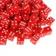 thumbnail image 4 of 100 dados rojos opacos de seis caras D6 de 16 mm para juegos de rol y fiestas., 4 of 5
