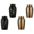 thumbnail image 3 of Stainless Steel Gold/Black Memorials Urns Pets Dog Cat Birds Mouse Cremation Ashes Urn Keepsake Casket Columbarium Pets, 3 of 7