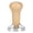 Wood Color Flat Base, variant on Yajisi 58mm Flat Base Espresso Coffee Tamper, Solid Wood Handle & Stainless Steel Press Hammer for Baristas, 2.3 in / 58 mm, Wood Color