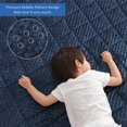 thumbnail image 3 of Manta pesada Huloo Sleep Kids Twin de 2,27 kg (36 × 48 cm), color azul marino, 3 of 5