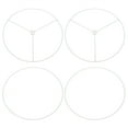 thumbnail image 1 of Uxcell 11.8 Inch Lamp Shade Ring, 2 Set Metal Lamp Shade Frame Wire Lampshade Frame DIY Drum Strong Ring Lampshade Holder, 1 of 7