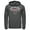 Charcoal Heather, variant on Men's Superman Logo Grunge Pull Over Hoodie Athletic Heather X Large
