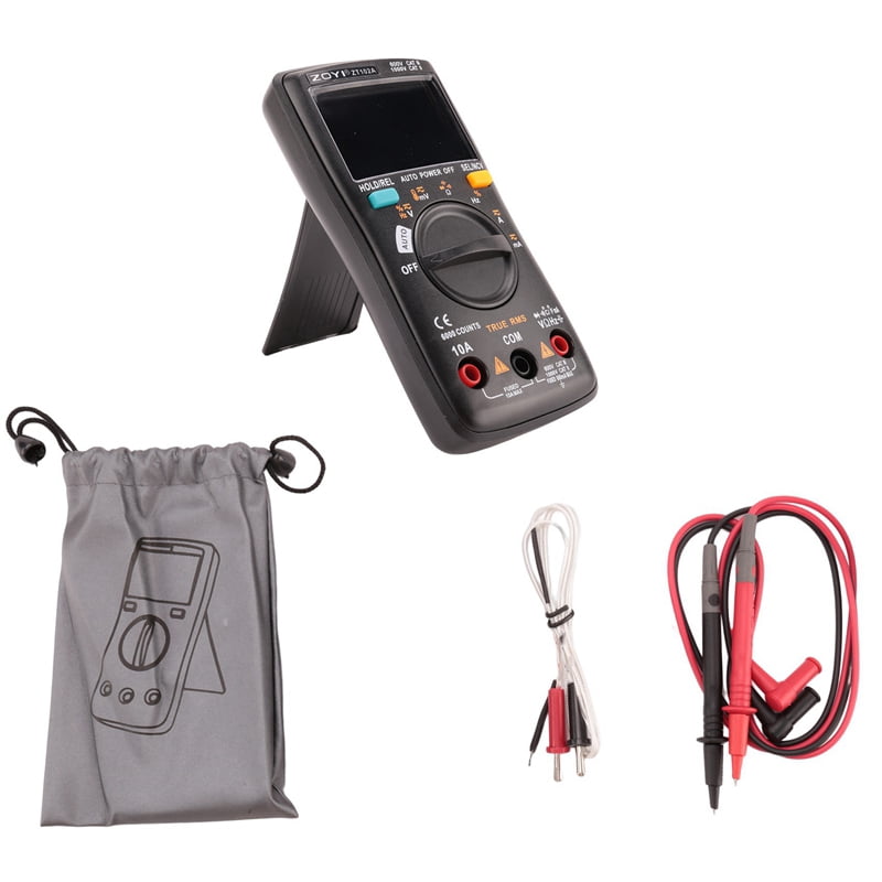 2X  ZT102A Digital Multimeter 6000 Counts Auto 113D Back Light  Voltmeter Transistor Tester Frequency