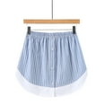 thumbnail image 4 of Birdeem Jupe Grande Taille à Rayures Transparentes Superposées pour Femmes, 4 of 9