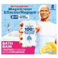 thumbnail image 1 of Mr. Clean Magic Eraser Sponge, Bathroom Cleaner, Soap Scum Shower & Tub Cleaner, 2 in 1 Bath, 2-Count, 1 of 11
