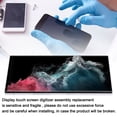 thumbnail image 3 of Screen Replacement, Replacement Screen for Galaxy S22 Ultra 5G, 6.8 Inch Screen Repair Kit with Frame, Compatible for SM S908U, SM S908U1, SM G908A, SM S908W, 3 of 7