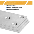 thumbnail image 4 of 20Pack 3x1.5Inch Flat Mending Plates Bracket,Stainless Steel Joining Repair Fixing Bracket for Fence, 4 of 7