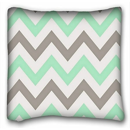 Blue Green New Wave - WinHome Chevron Gradient Wave Tribal Striped Geometric Pillowcase Throw Cushion Pillow Case Cover Anchor Light Blue Coral Teal Pink Mint Green Turquoise Aqua Grey Beige For Home Sofa Size 20x20 Inches