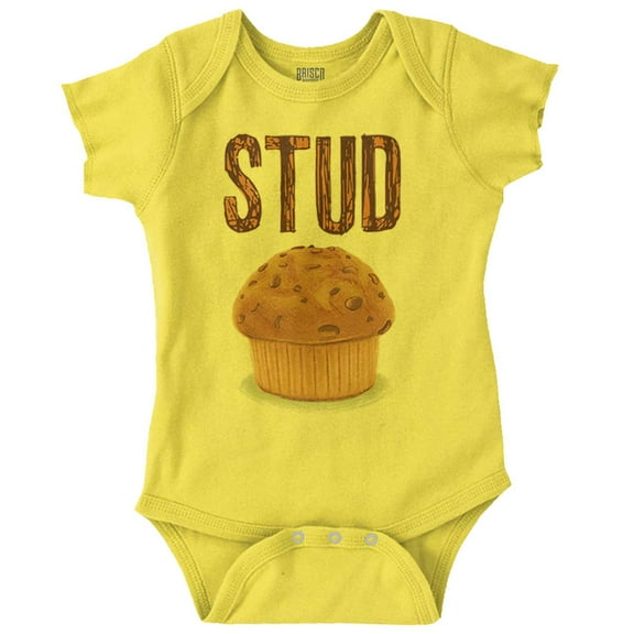 Stud Muffin Funny Handsome Fella Bodysuit Jumper Boys Infant Baby Brisco Brands 12M