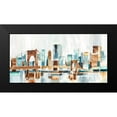 thumbnail image 2 of Harper, Ethan 18x11 Black Modern Framed Museum Art Print Titled - City Colors III, 2 of 5