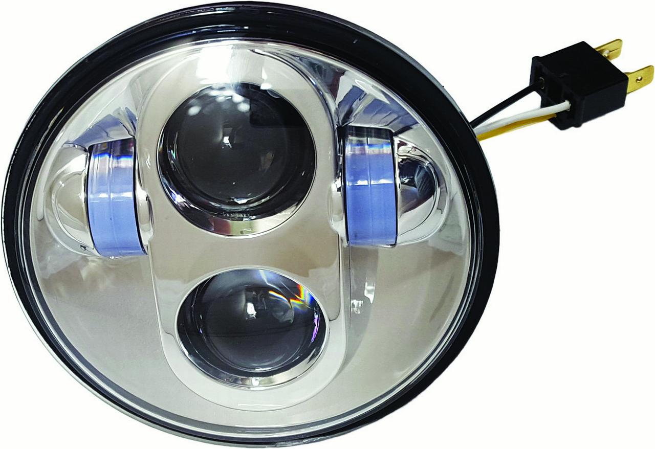 PATHFINDER 5 3/4" LED HEADLIGHT CHROME HIGH DEFINITION