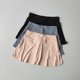thumbnail image 3 of Falda deportiva para Yoga para mujer, falda de tenis y bádminton, pantalones de cintura alta, doble capa, 2 en 1, falda deportiva, falda Sexy para Fitness, Yoga y baile, 3 of 5