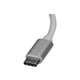 Gigabit Ethernet USB-C Adaptateur vers - Aluminium - Compatible Thunderbolt 3 Ports - Adaptateur Réseau USB de Type C (US1GC30A) - Adaptateur Réseau - USB-C - Gigabit Ethernet - Argent – image 4 sur 5