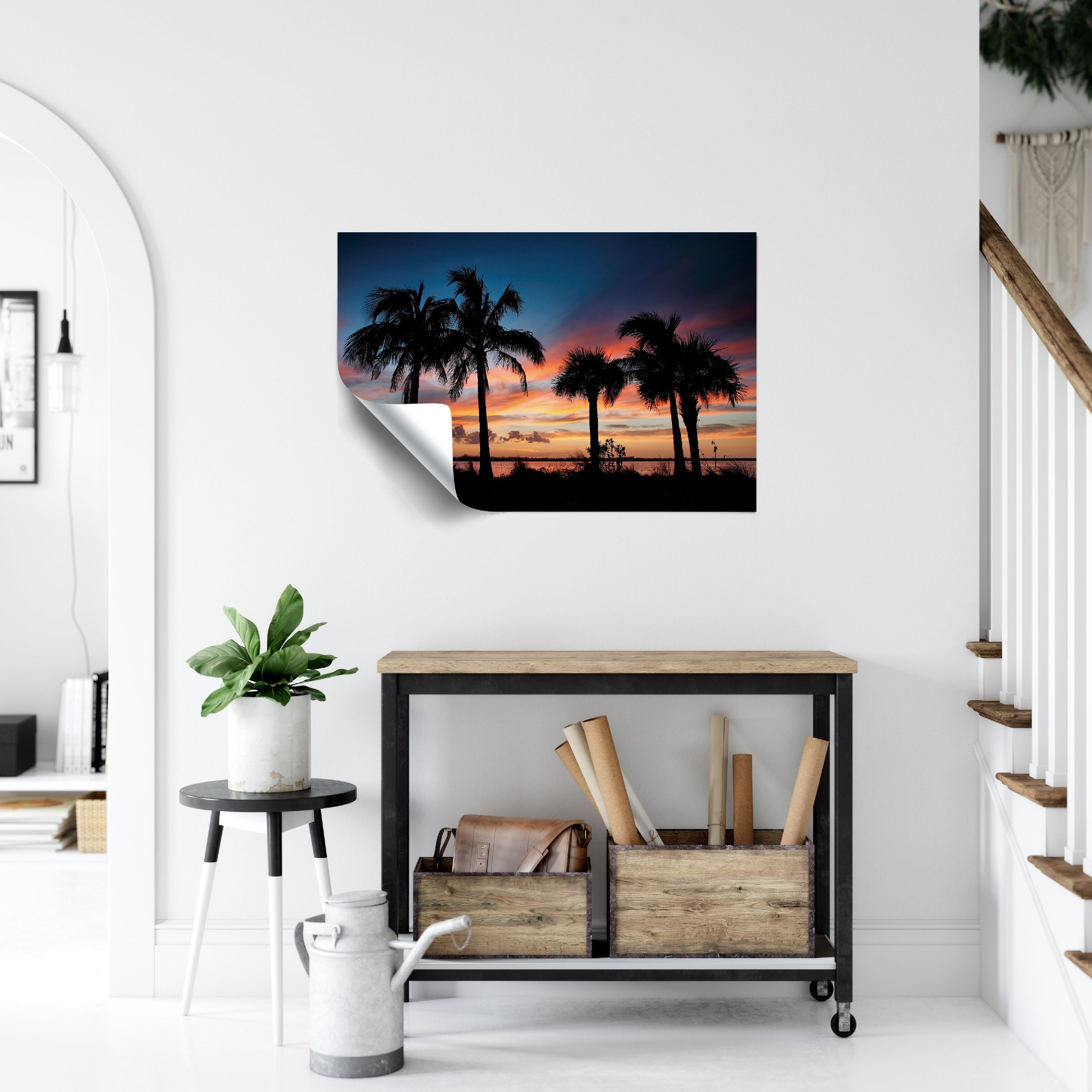 ArtWall Steve Ainsworth Tropical Sunset II Wall Art