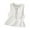 White, variant on Ohufall Button Down Vest Tops for Women Fashion Solid Color Casual Cotton Linen Tank Tops Summer Loose Comfy Sleeveless Round Neck Blouses