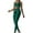 Green, variant on Womens Workout Sets 2 Piece Seamless Yoga Outfits Leggings and Tank Top Matching Gym Athletic Clothing Set,Black L