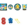 Pokemon Party Supplies Party Pack For 32 With Red #8 Balloon