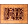 thumbnail image 1 of Ahgly Company Indoor Rectangle Oriental Orange Industrial Area Rugs, 8' x 12', 1 of 4