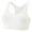 White, variant on Xfvqtps Girls Sports Bras with Padded Fixed Cup Seamless Racerback Soft Comfortable Breathable Solid Color Training Bra Teen Bras for 12-15 Years Beige