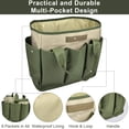 thumbnail image 2 of Garden Tool Bag, Gardening Tote With Pockets Canvas Heavy-duty Large Organizer Bag Carrier Gardening Storage Tote for women, 2 of 5
