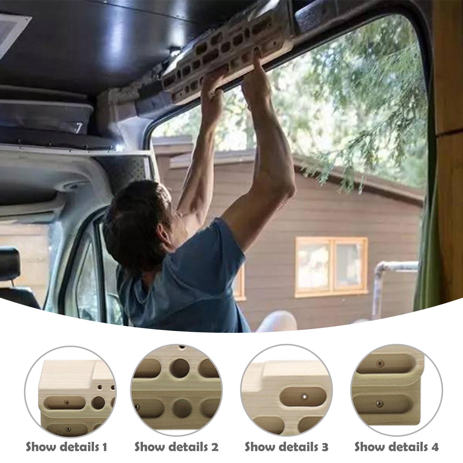 Climbing Hangboard Fingerboard Slopers Finger Holds with Boxwood Material for Indoor Outdoor Strength Training