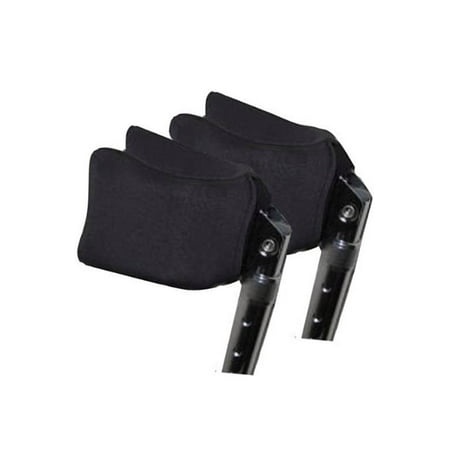Crutcheze Forearm Crutch Covers – Original Soft Padded Wraps for Arm Cuffs & Hand Grips – Washable, Cushioned, Moisture-Wicking – Universal Fit – Premium Mobility Accessory (1 Pair)