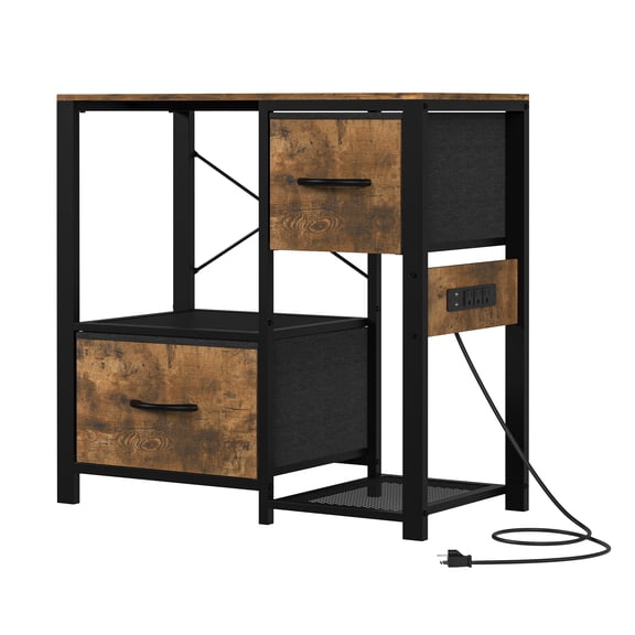 Aquarium Stand for 20-37 Gallon Tank, Heavy Duty Fish Tank Stand with Power Outlets Heavy Duty Modern Stand for Home, Fiery Clouds