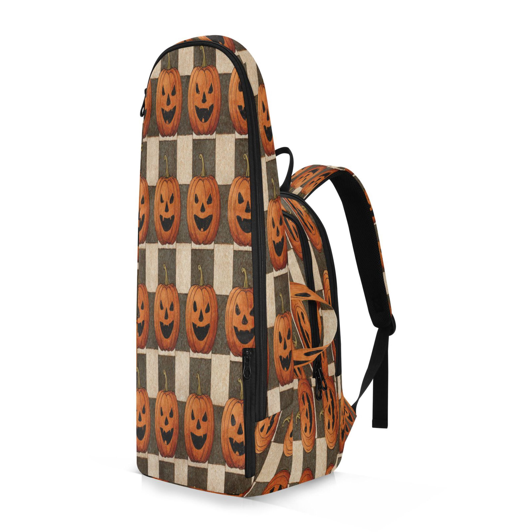 2 Racquet Holder Tennis Backpack Tennis Racket Covers Gym Bags Striped Wicked Pumpkins