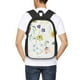 thumbnail image 4 of Disketp Wildflowers Mochila Minimalista de Gran Capacidad, Mochila de Viaje para Escuela, Trabajo o Uso Diario, 4 of 6