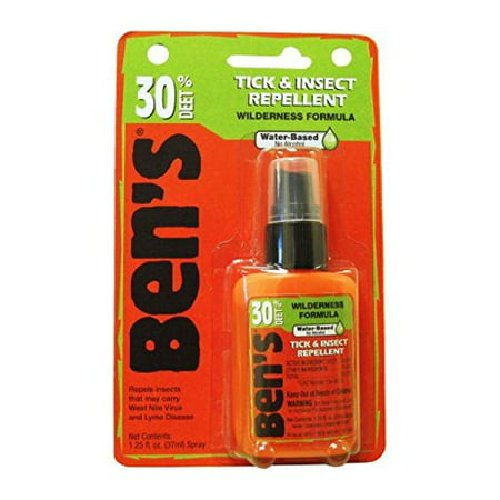 Ben's 30 DEET Tick and Insect Repellent 1.25 oz (Best Deet For Ticks)