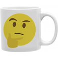 thumbnail image 1 of Hmmm Thinking Emoji Tasse à Café en Céramique 11 oz, 1 of 1