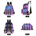 thumbnail image 2 of JIALIOU Mini Backpack Purse for Women Quilted Casual Daypack Small Travel Shoulder Bag, Trees under The Starry Sky, 2 of 7