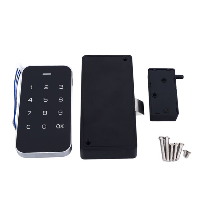 Cerradura electrónica para gabinete, cerradura de teclado táctil Digital con entrada de contraseña de alta seguridad para el hogar