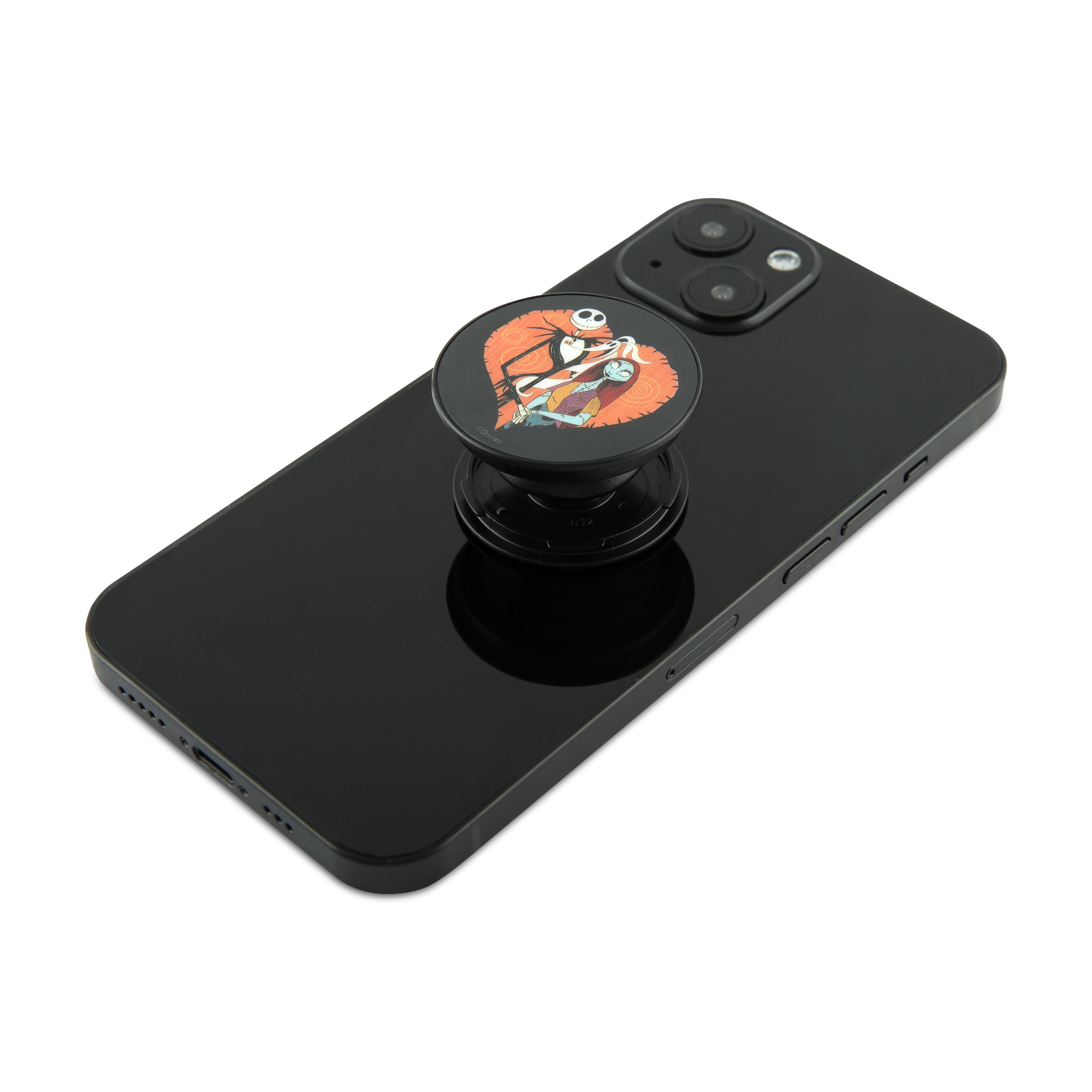 Disney Spinpop Phone Grip - Jack and Sally Heart
